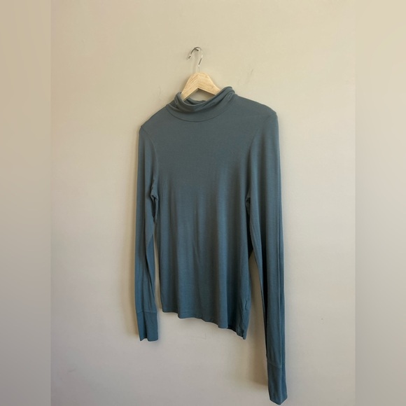 AERIE | Women's Green Long Sleeve Top, Modal, Size Small - Picture 5 of 8
